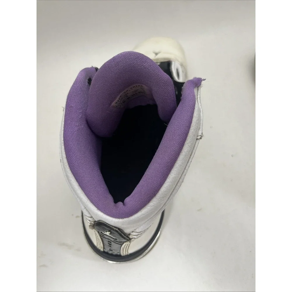 Nike Air Jordan XV.5 Team 7Y White Black Purple 375388-103 Youth Basketball